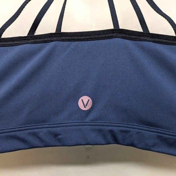Livi Active Lane Bryant Womens Bra Sports Wireless Strappy T Back Gray 22 / 24 - Picture 8 of 10